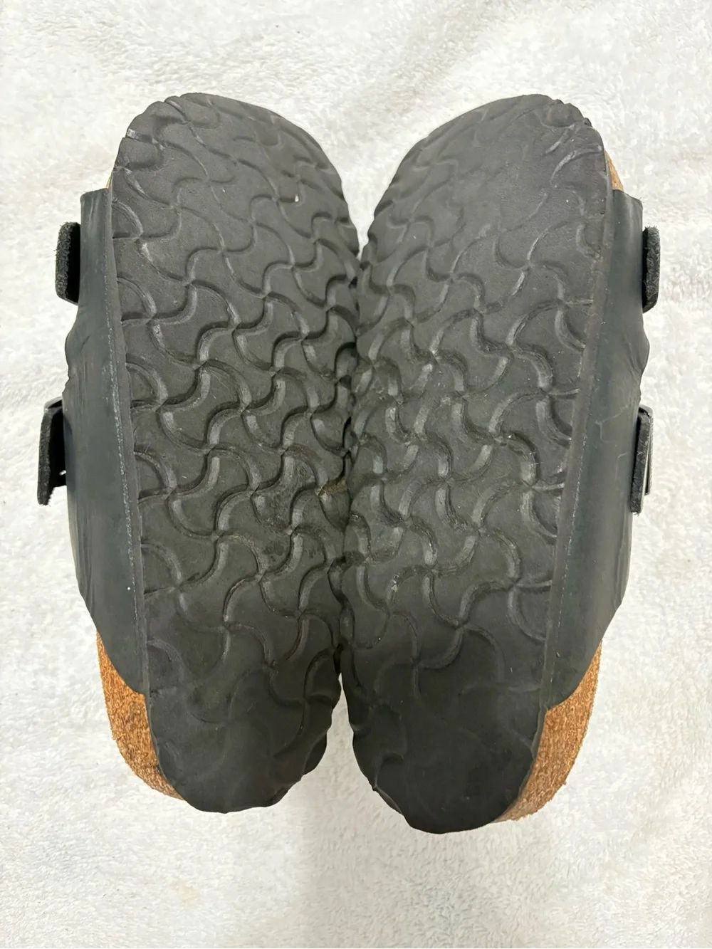 BIRKENSTOCK Arizona Oiled Leather Black Sandals Slide Boho Retro Size 36 / US 5